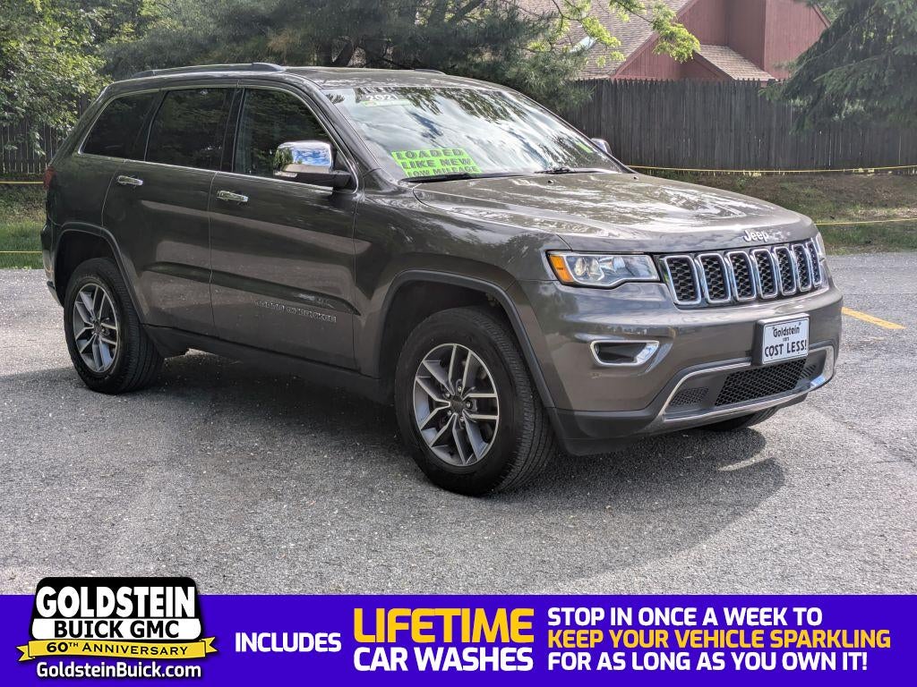 2021 Jeep Grand Cherokee Limited 4x4 in Gray — front three-quarter view