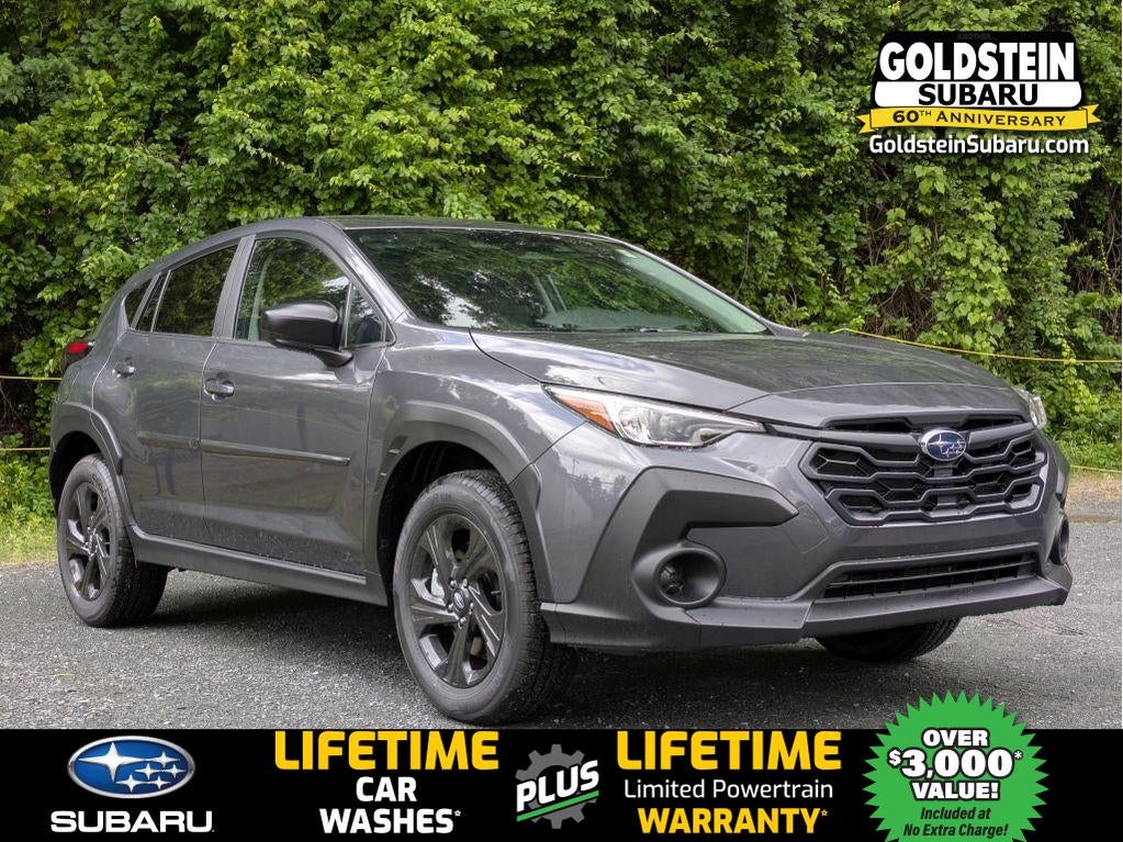 2026 Subaru CROSSTREK Base in Magnetite Gray Pearl — front three-quarter view
