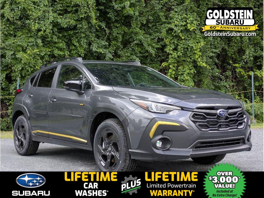 2026 Subaru CROSSTREK Sport in Magnetite Gray Pearl — front three-quarter view