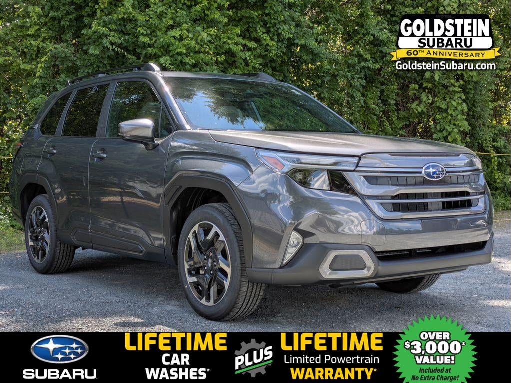 2026 Subaru FORESTER Limited in Magnetite Gray Metallic — front three-quarter view