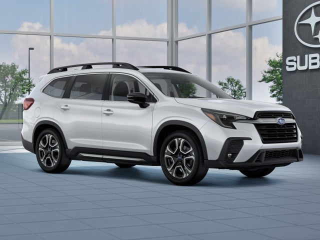 2026 Subaru ASCENT Limited 8-Passenger in Crystal White Pearl — front three-quarter view