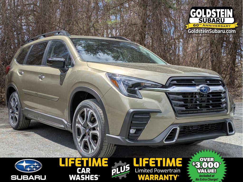 2026 Subaru ASCENT Touring 7-Passenger in Autumn Green Metallic — front three-quarter view