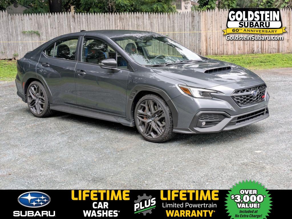 2026 Subaru WRX tS in Magnetite Gray Metallic — front three-quarter view