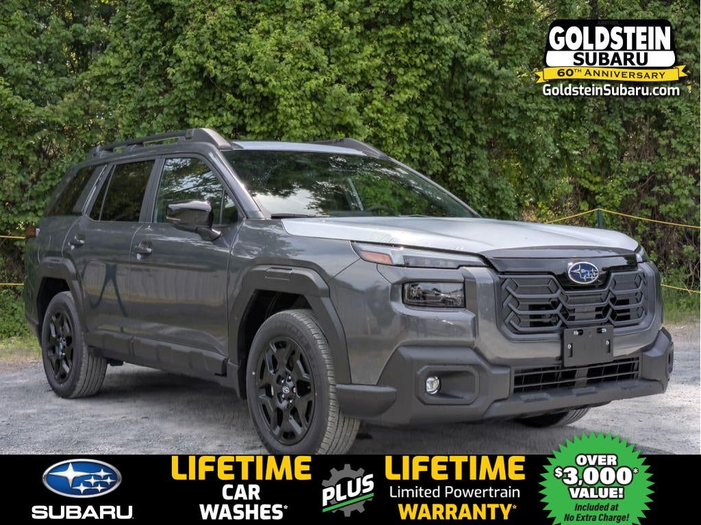 2026 Subaru OUTBACK Limited in Magnetite Gray Metallic — front three-quarter view