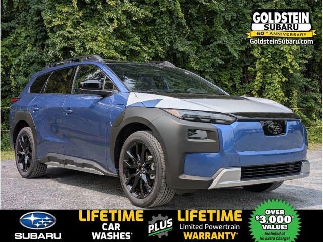 2026 Subaru TRAILSEEKER Touring in Daybreak Blue Pearl — front three-quarter view