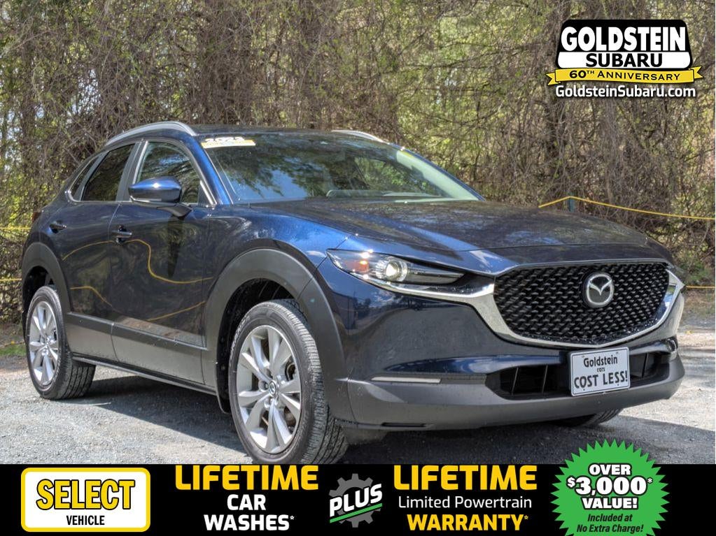 2023 Mazda Mazda CX-30 2.5 S Select Package in Deep Crystal Blue Mica — front three-quarter view