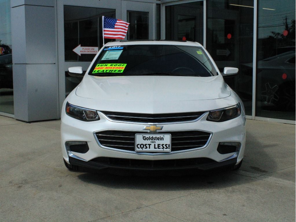 2017 Chevrolet Malibu — side profile view
