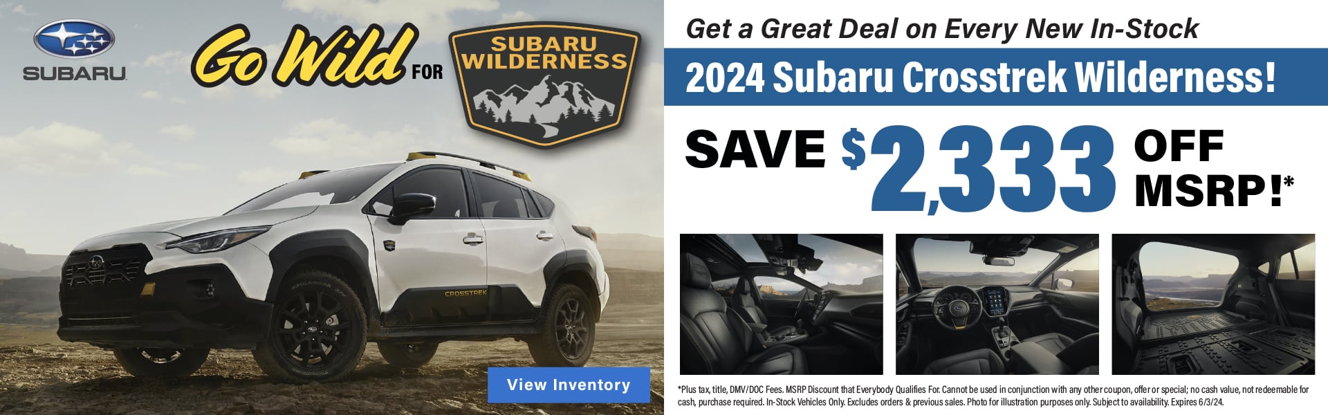 Go Wild for Subaru Crosstrek Wilderness!