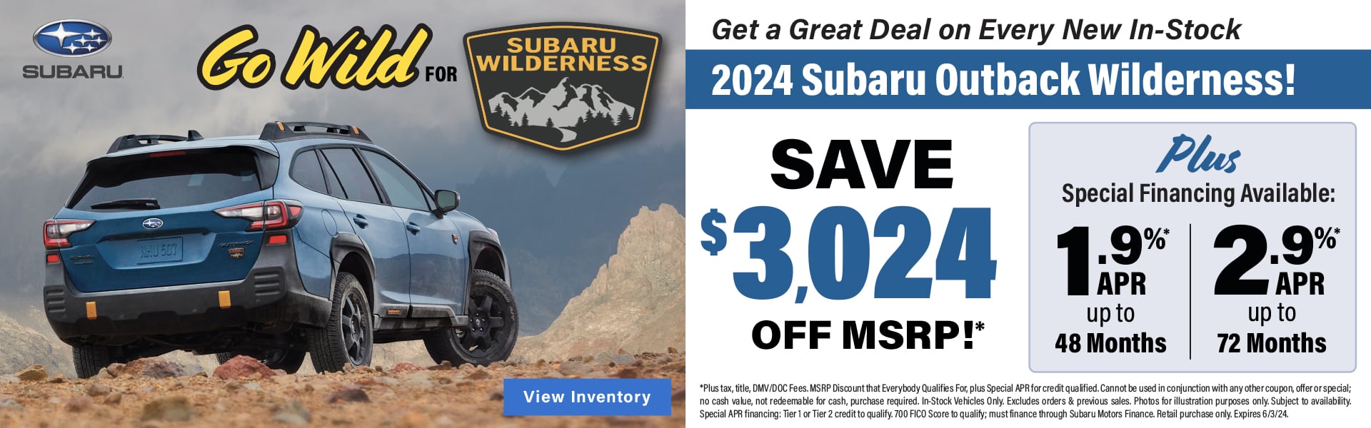Go Wild for Subaru Outback Wilderness!